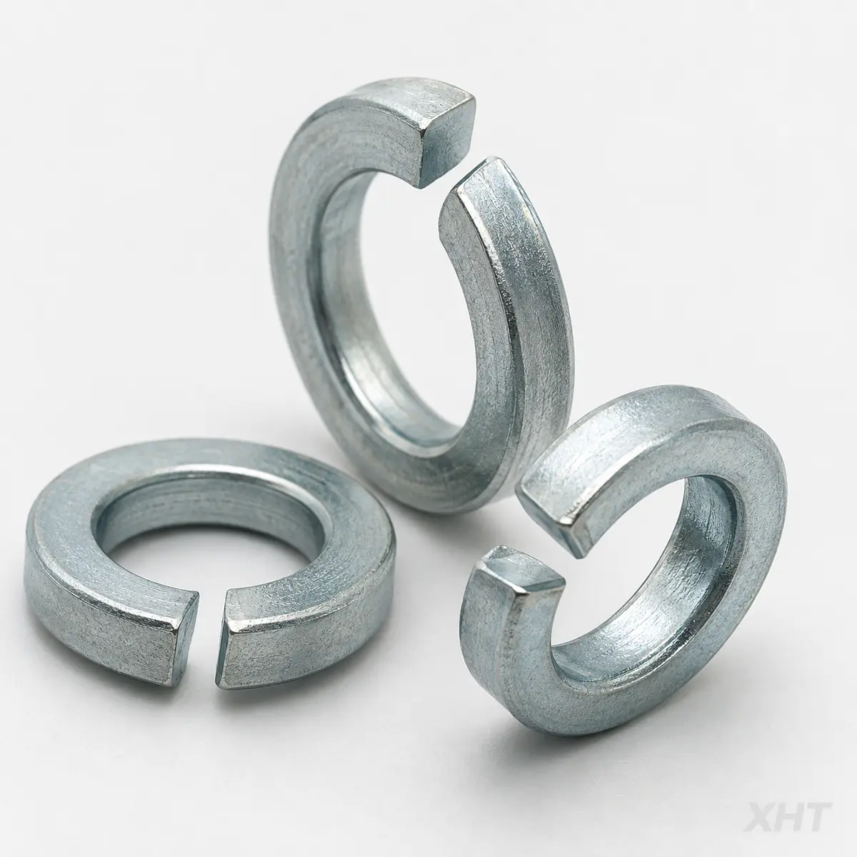 DIN 127 spring lock washer split and section detail – XHT Fasteners