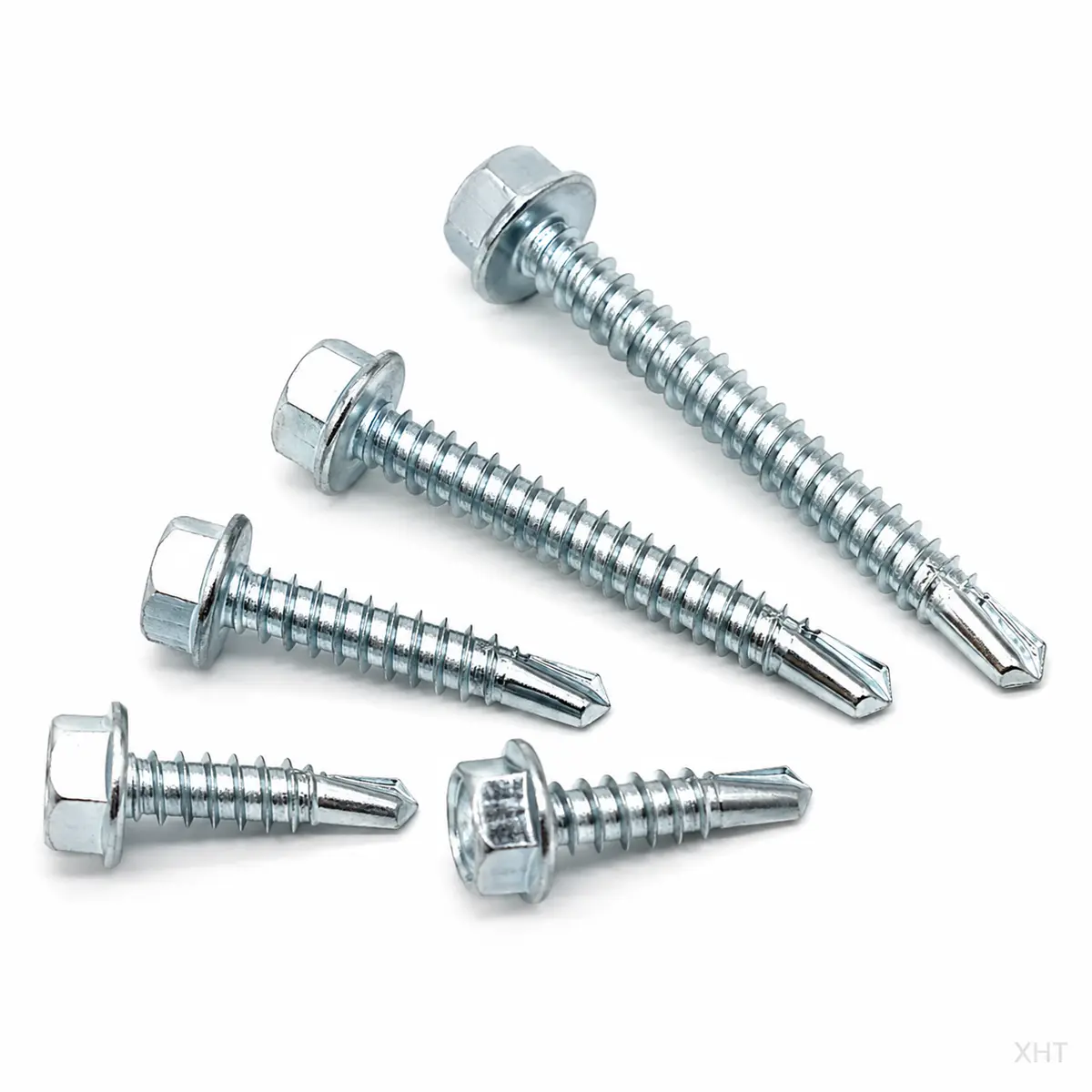 DIN 7504-K hex washer head self-drilling screw – XHT Fasteners