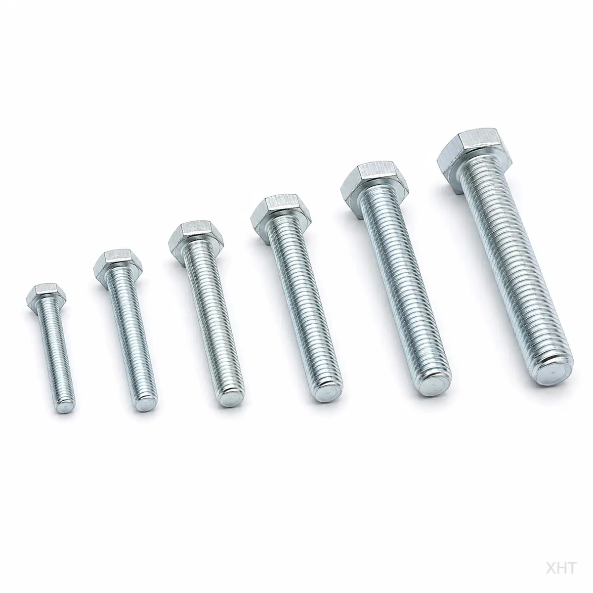 DIN 933 hex bolt diameter and length range – XHT Fasteners