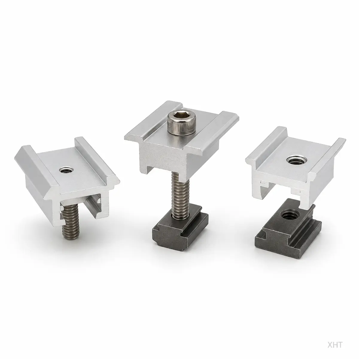 Solar Mid Clamps for photovoltaic mounting systems — XHT Fasteners